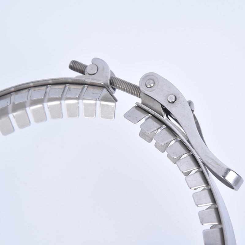 0不锈钢抱箍夹沟槽卡管管箍箍抱箍沟槽式管箍4OVL水管处理卡箍