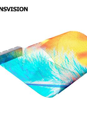 P4PP屏8P10led晶膜屏柔性室内外酒店高晶膜屏A清6酒吧广告透明示