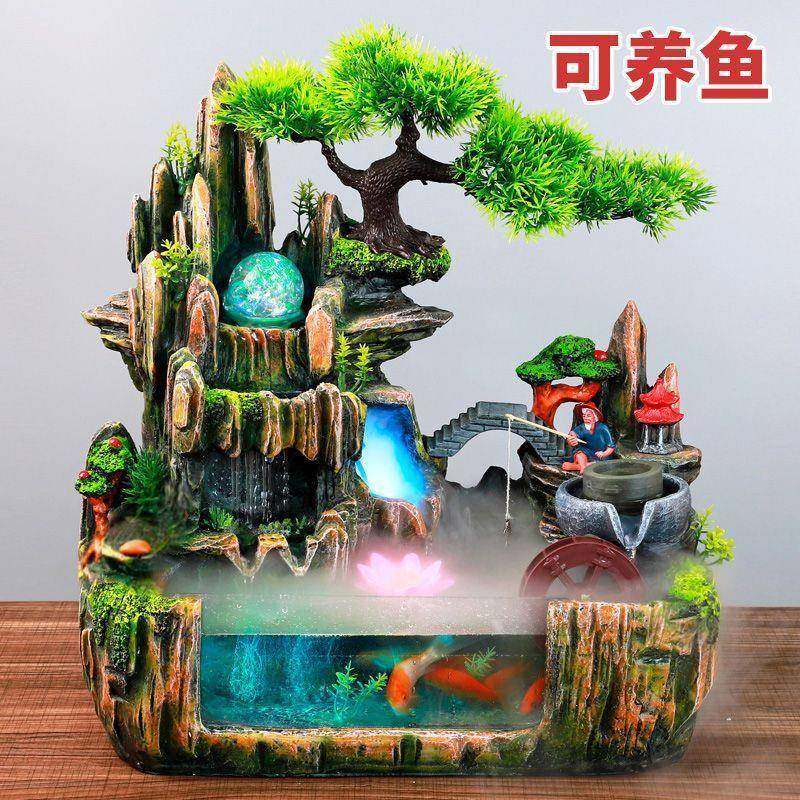 假山流水喷泉摆件循环风水招财水轮厅办公室鱼业缸装饰品客691开,农机/农具/农膜,其它农用工具,淘宝优惠券,粉丝福利购,淘宝优惠卷