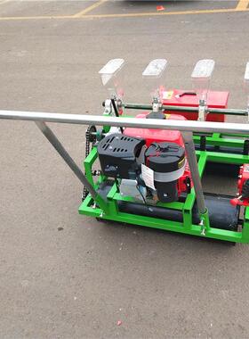 自走式手功粱扶蔬菜精播密菠菜播种机高谷子精RIZ播机多能种机