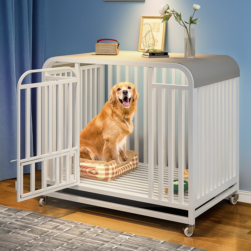 狗笼家用加粗方管宠物户外专用大号狗别墅加厚犬围栏带厕所狗笼子
