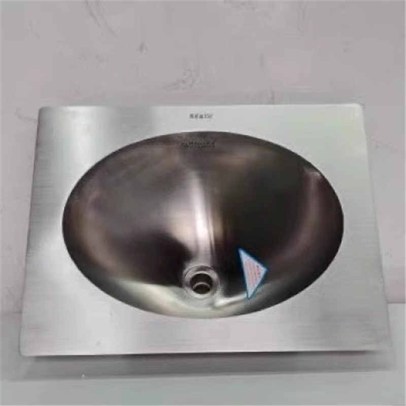 浴室304不锈钢洗面盆方边洗手盆加厚水池代替陶瓷盆椭圆形台上盆