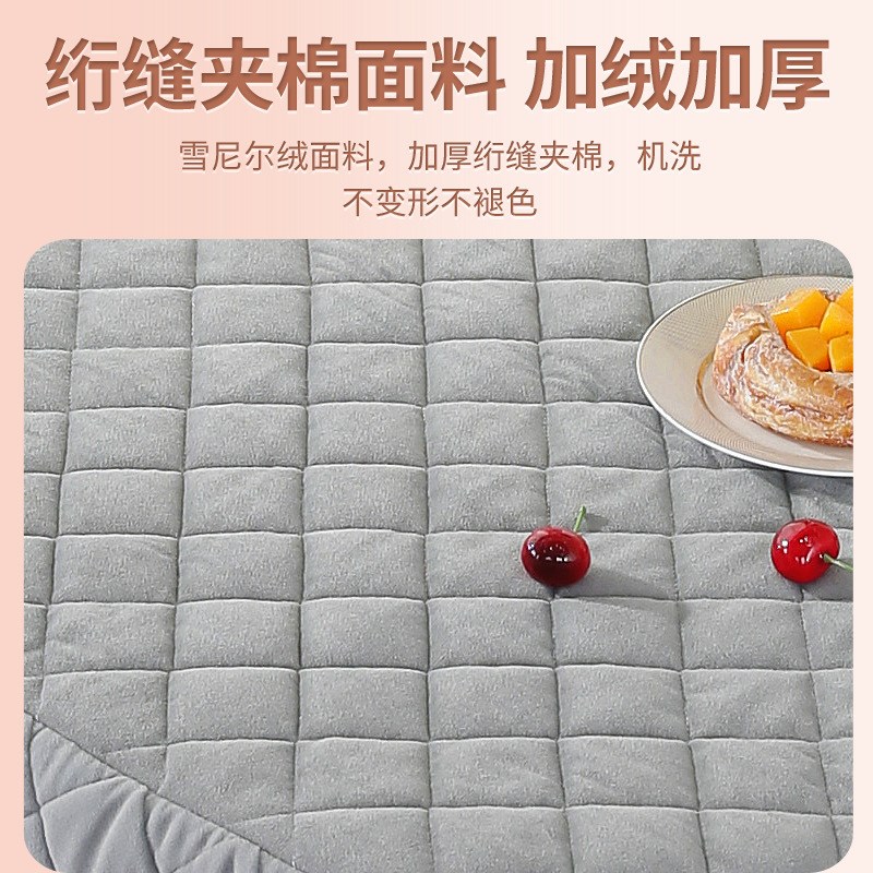 烤火桌罩套正方形加绒加厚电暖炉罩冬季烤火被麻将机罩套取暖桌布