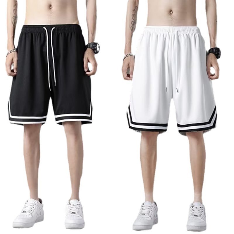篮球短裤男运动宽松夏季潮牌男生速干学生男士冰跑步体育五分裤子
