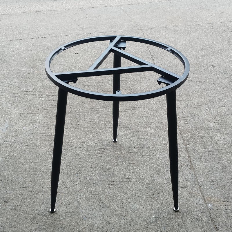 现货铁艺岩板桌腿支架简约北欧现代小圆桌子腿桌脚茶几桌架餐台脚