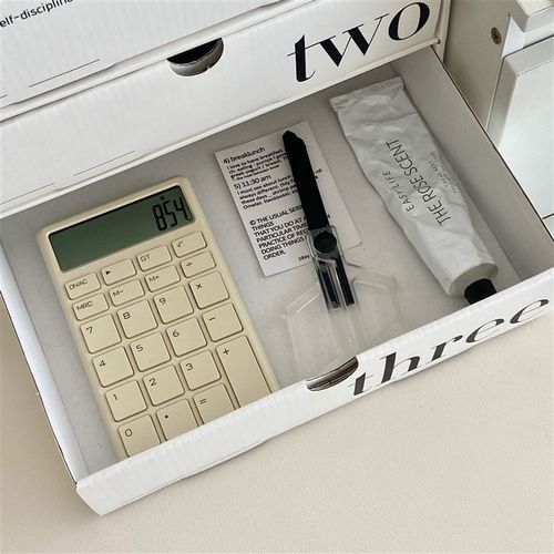 多功能计算器学生小号桌面办公室会计专用高颜值女神款迷你计算机