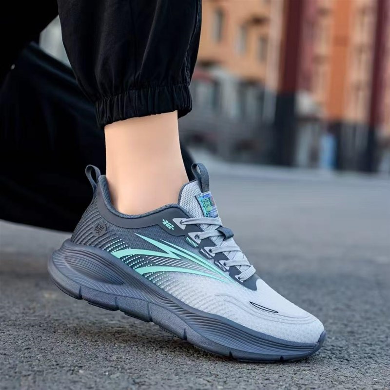 运动鞋男情侣网鞋爆米花跑步鞋轻便舒适透气户外健身旅游旅游鞋女