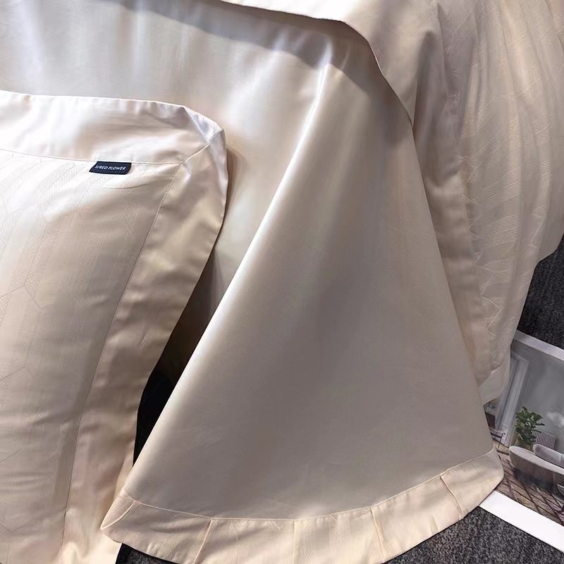 高档200支匹马棉刺绣四件套100纯棉全棉床单被套四季通用轻奢床品