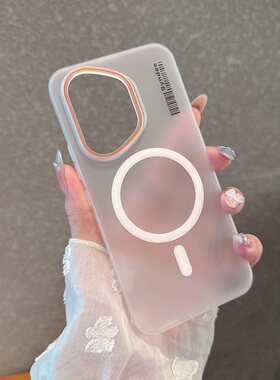 适用荣耀400手机壳Magsafe磁吸大孔荣耀400Pro保护套DNN-AN00全包防摔Honor400情侣超薄PC硬壳男女5G磨砂外壳