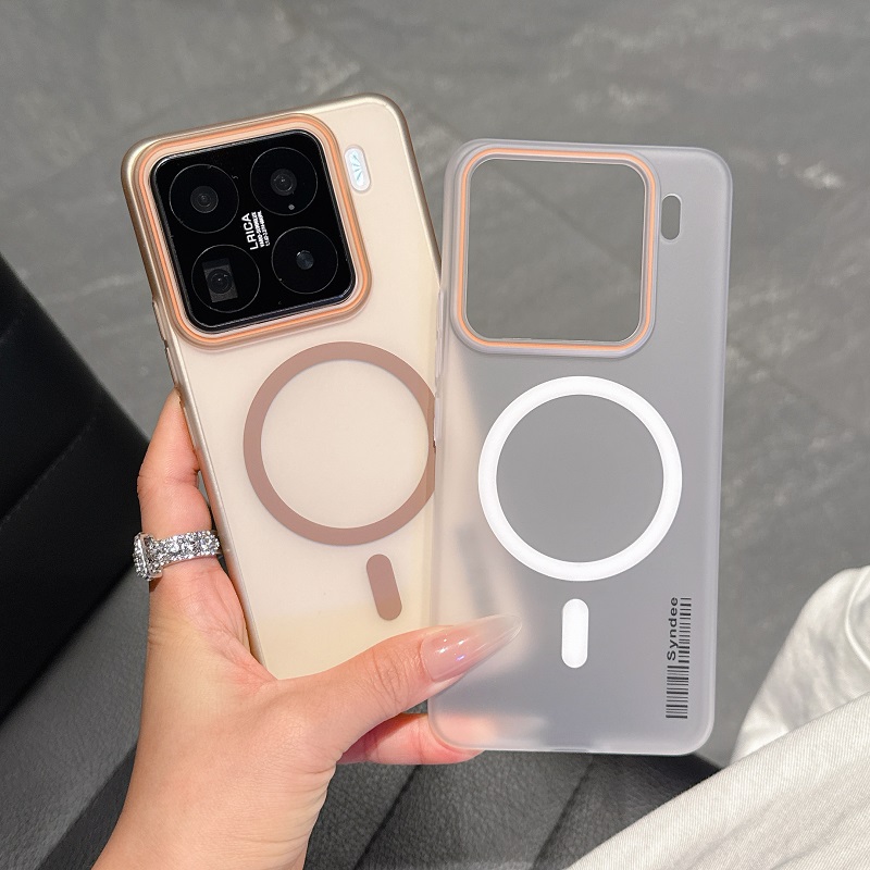 【柔砂透色】适用小米15TPro新品手机壳小米15Ultra超薄磁吸透明硬壳15Pro镜头保护防摔MI14/13Pro潮流保护套