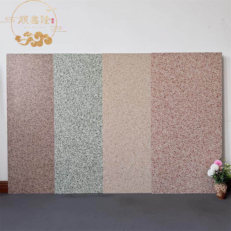 柔光水磨石瓷砖600X1200桔子酒店专用地砖咖啡色绿色粉红色仿古砖