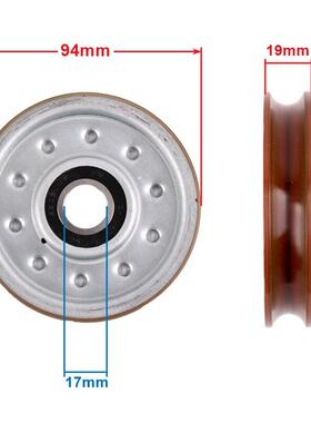 Amd门轮适用于凯里电梯轿厢厅门吊轮门轮94*19*6203厅门