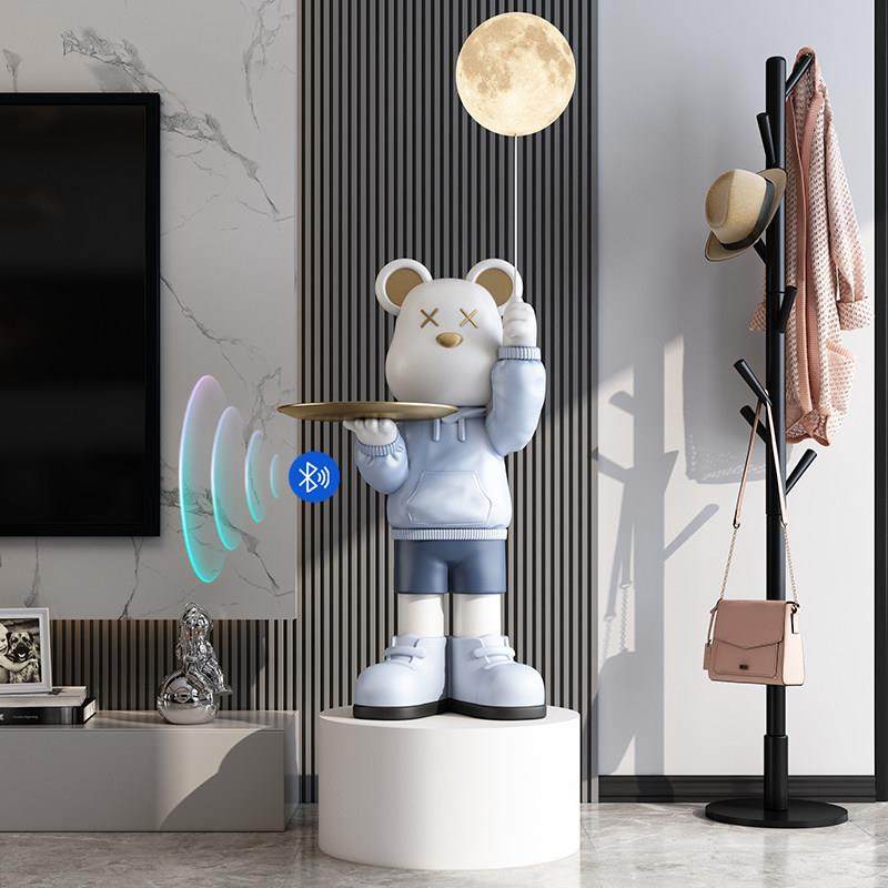 存钱罐暴力熊客厅摆件大型网红落地电视柜装饰品轻奢高档乔迁礼物,家居饰品,落地摆件,淘宝优惠券,粉丝福利购,淘宝优惠卷