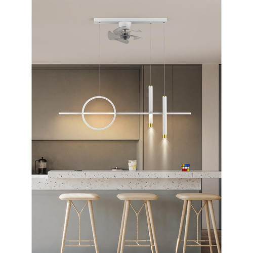 餐厅吊灯现代极简之家2023新广东中山灯动头扇灯餐厅灯