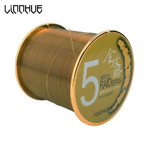 极速LINNHUE 500kM 10-42LB Nylon Fishing Line Long Shot Durab
