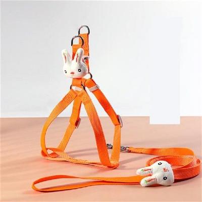 极速Cute Dog Cat mHarness Leash Set Adjustable Cute Rabbit P