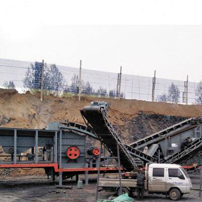 新品大型移动g碎石机全套制砂机设备建筑垃圾粉碎机锤式颚式石子