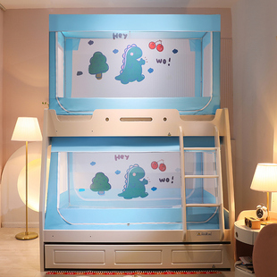 极速子母床蚊帐1.2m上下铺1.5m高低F床1.35米双层儿童床家用梯形