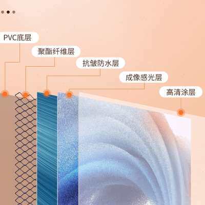 新品高清抗光可携式支架投影幕布免z打孔可壁挂60寸72寸84寸100寸