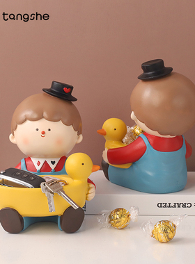 极速马戏团玄关钥匙收纳摆件创意C家居装饰品客厅卧室桌面摆设乔