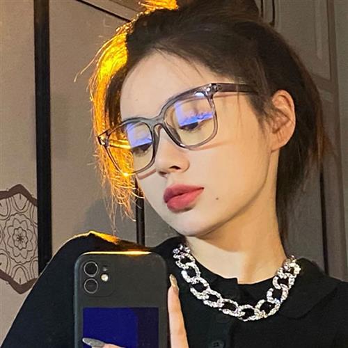 极速认准抖音【i霹雳专享】香港2023宝港眼镜框架素颜网红防蓝光