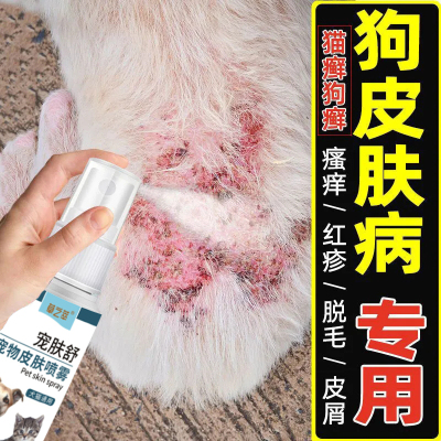 极速狗癣皮肤喷剂狗身上长癣皮肤M病外用药感染狗癣猫
