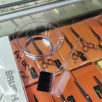 极速专业美发烫发工具染发碗理发店加E大加厚透明焗油碗380ml调色