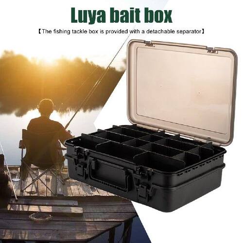 新品Fishing Lure Organizer Double-layer Fishing Bait ZHolder