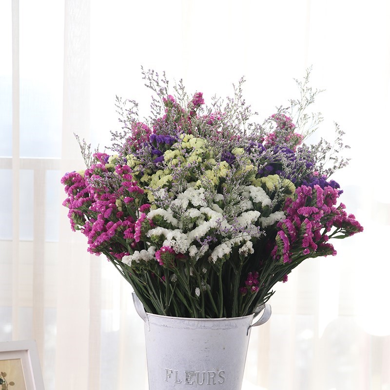 极速家用干花束干花办公室新款z熏衣草花房间客厅插花瓶清新居家