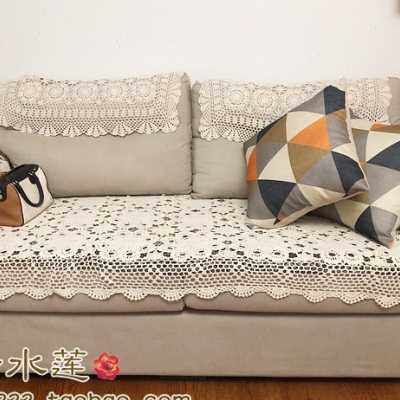 极速清新a水莲手工钩织田园复古镂空门帘半帘沙发巾欧式茶几布桌,居家布艺,桌布,淘宝优惠券,粉丝福利购,淘宝优惠卷