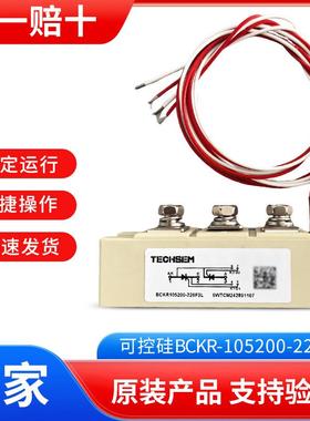 可控硅双向晶闸管模块软启配件BCKR-105200-226F3L晶闸管厂家