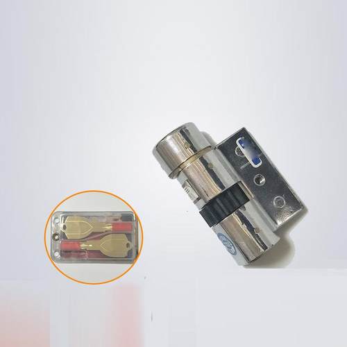 C级双面叶片锁芯 千禧狮防盗门 老式HY航鹰铁架10十齿轮65/75mm