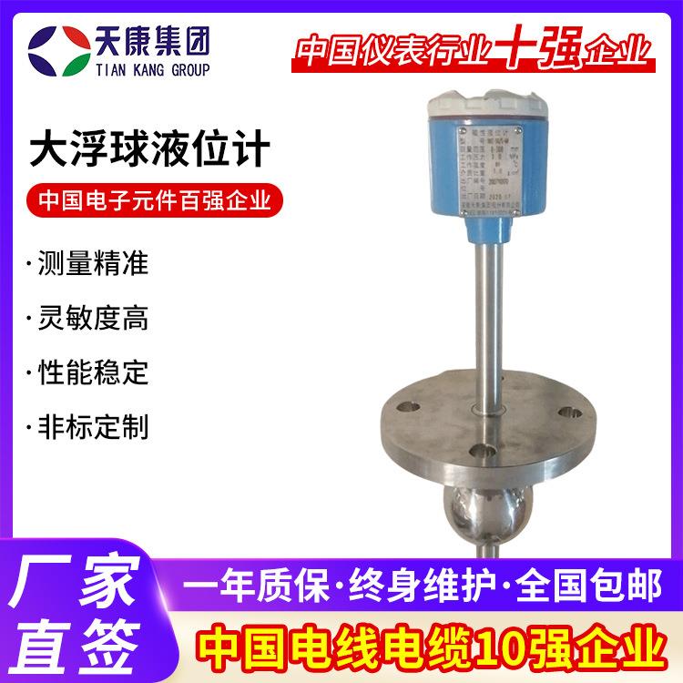 多点式大浮球液位计浮球连续式液位计干簧管液位计浮球液位控制器