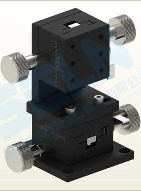 供应XZ轴LWE4040-W双手轮调节燕尾手动平台齿轮齿条驱动位移滑台