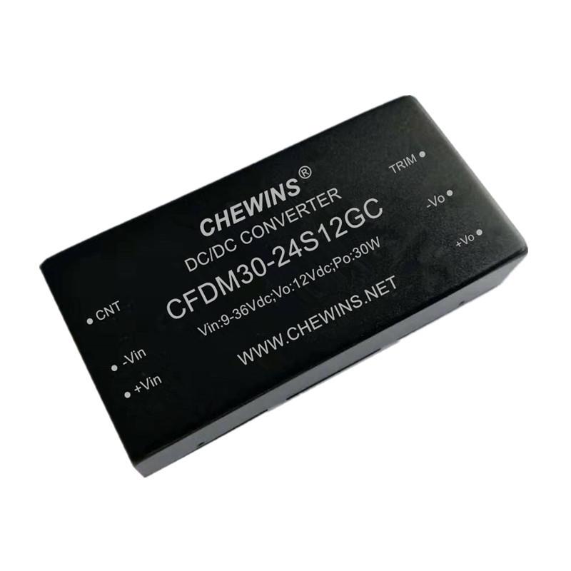 CFDM30-48D12GC 隔离DCDC电源模块(18-75V)48V转±12V全国产30W