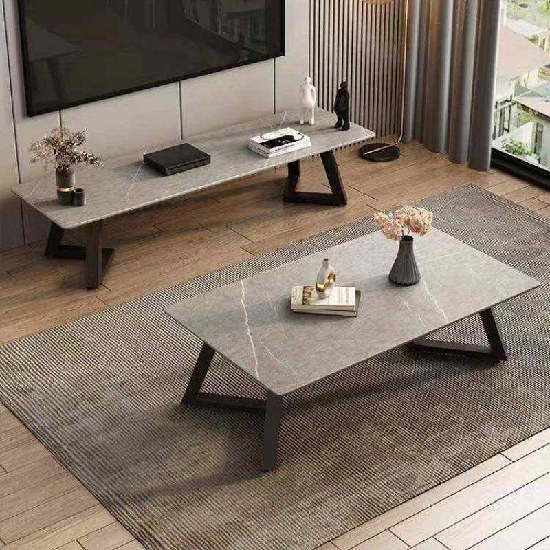 轻奢岩板电视柜现代简约小户型极简茶几组合大理石客厅家用茶几桌,鲜花速递/花卉仿真/绿植园艺,其它园艺用品,淘宝优惠券,粉丝福利购,淘宝优惠卷