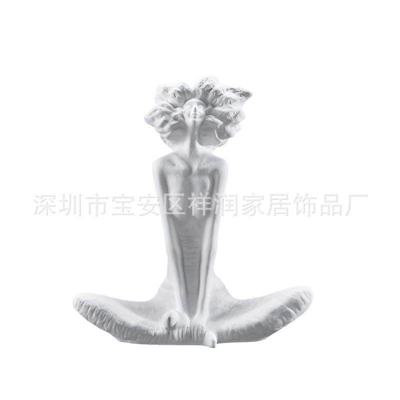 雕塑人物美女摆件新中式家居书房样板间售楼处陈设艺术装饰品软装,鲜花速递/花卉仿真/绿植园艺,其它园艺用品,淘宝优惠券,粉丝福利购,淘宝优惠卷