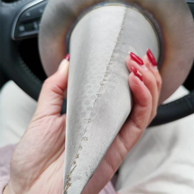 锥形过滤筒冲孔网筒不锈钢双层过滤筒酿酒过滤网无缝焊接滤筒滤芯