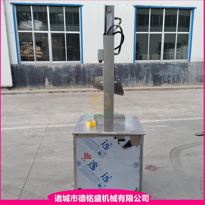不留羊脑的切半机 DMS750留脑型猪头劈半机 猪头蹄冷冻前处理设备