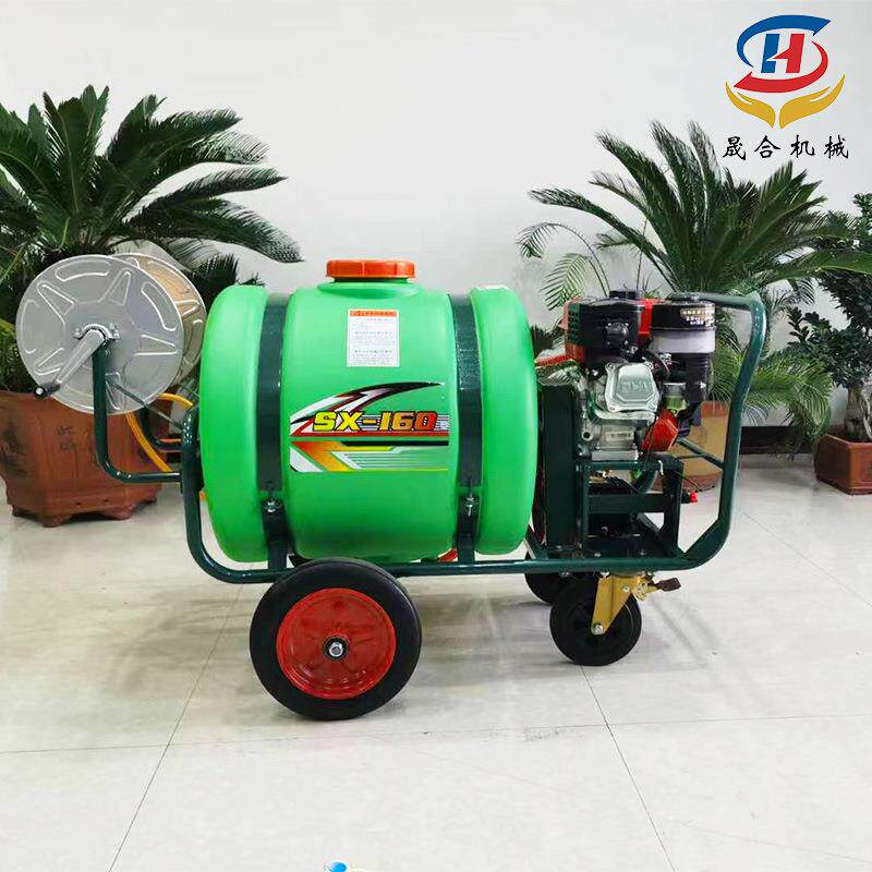 手推式打药机 汽油电动打药机四冲程高压果园大棚推车式打药机00