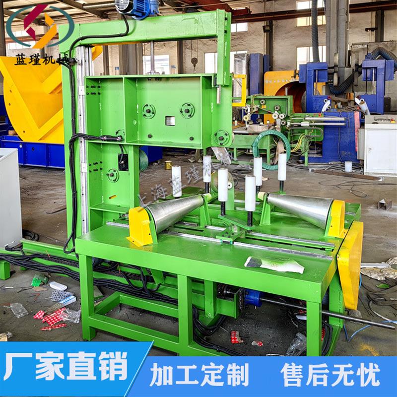 PE膜预拉缠绕机 轮胎钢带胶管电缆打包回转支撑缠绕包装机