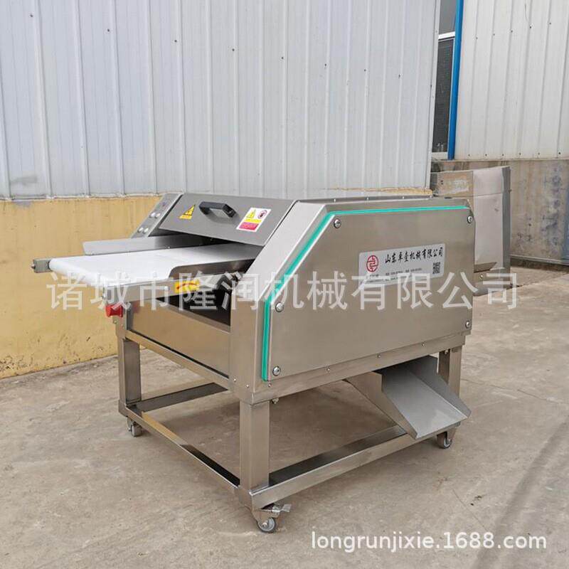 商用鸡脖鸡腿快速剥皮机 琵琶腿连续式去皮机 厂家供应