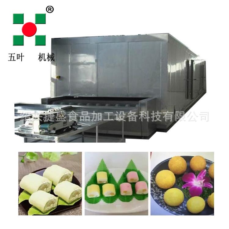 定制低温隧道网带速冻机 速冻热狗肠玉米肠虾饺墨鱼丸隧道速冻机