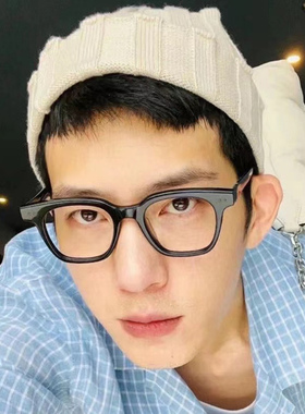 GM眼镜框男眼镜架女近视防蓝光变色镜黑框韩版素颜镜Southside.n