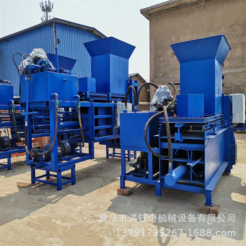 锯末稻壳套袋打包机 牛羊饲料存储打包机 苞米秸秆打包压块机