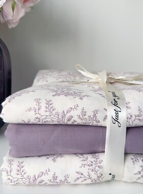 全棉双层纱四件套A类纯棉被套床单床笠冬季秋季简约202.4新款柔软