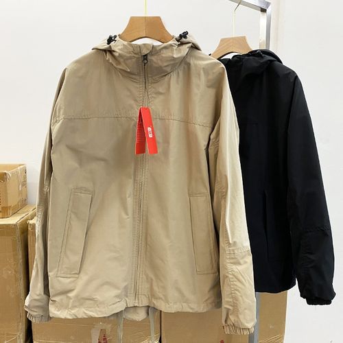 老美订单 仅一批 线下599 男士户外防风防水运动连帽外套夹克上衣