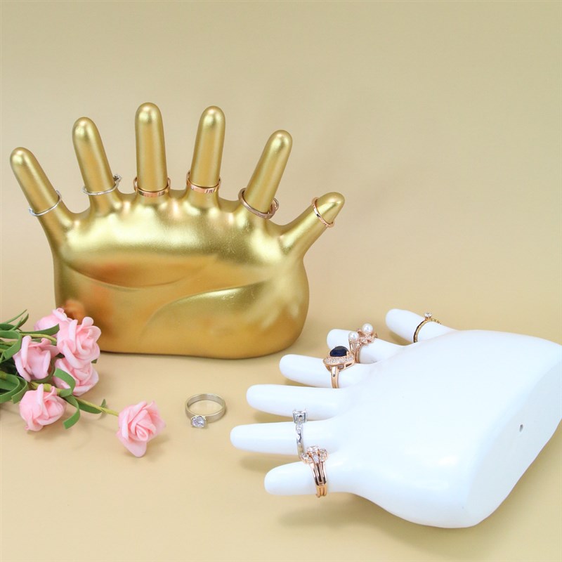 饰品架树脂手掌戒指首饰架珠宝展示道具创意客厅样板间装饰摆件
