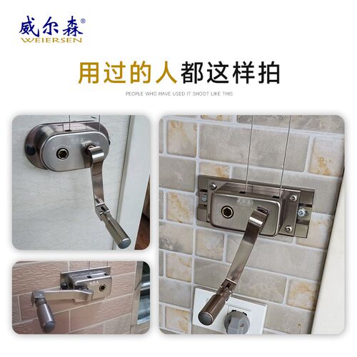 阳台晾衣架升降手摇器手动晾衣杆阳台衣架老O款晒衣架手摇配件通