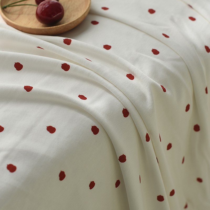 纯棉针织布料磨毛精梳柔软弹力面料宝宝A类印花卡通秋衣服装布料